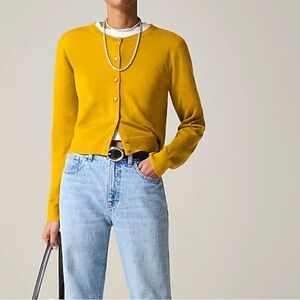 J. Crew Golden Yellow Cardigan
